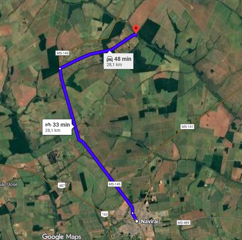 Mapa de localização Pachamama Ecoturismo